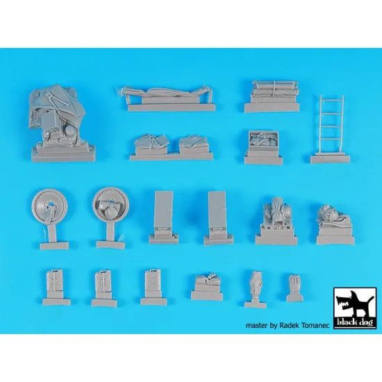 Black Dog T35233 1/35 Panther Ausf D. Accessories set for Zvezda