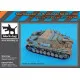 Black Dog T35240 1/35 Sturmpanzer IV Brummbar Sd.Kfz. 166 Accessories set for Tamiya