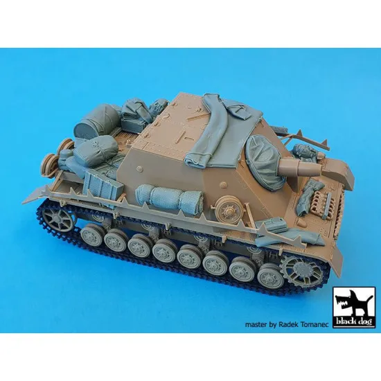 Black Dog T35240 1/35 Sturmpanzer IV Brummbar Sd.Kfz. 166 Accessories set for Tamiya