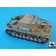 Black Dog T35240 1/35 Sturmpanzer IV Brummbar Sd.Kfz. 166 Accessories set for Tamiya