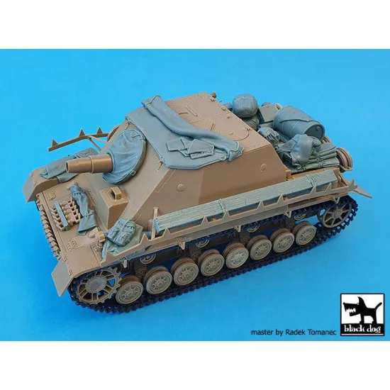 Black Dog T35240 1/35 Sturmpanzer IV Brummbar Sd.Kfz. 166 Accessories set for Tamiya