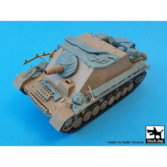 Black Dog T35240 1/35 Sturmpanzer IV Brummbar Sd.Kfz. 166 Accessories set for Tamiya