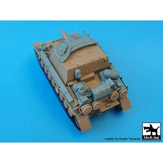 Black Dog T35240 1/35 Sturmpanzer IV Brummbar Sd.Kfz. 166 Accessories set for Tamiya