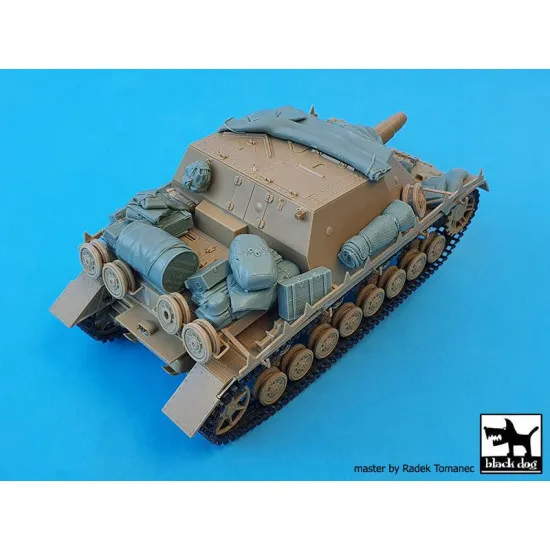 Black Dog T35240 1/35 Sturmpanzer IV Brummbar Sd.Kfz. 166 Accessories set for Tamiya