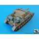 Black Dog T35240 1/35 Sturmpanzer IV Brummbar Sd.Kfz. 166 Accessories set for Tamiya