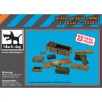 Black Dog T35241 1/35 Universal boxes WWII accessories set