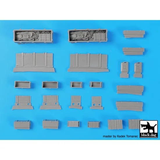 Black Dog T35241 1/35 Universal boxes WWII accessories set