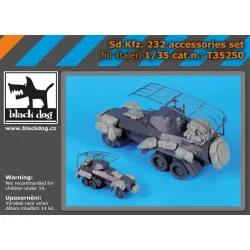 Black Dog T35250 1/35 Sd.Kfz 232 accessories set for Italeri