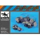 Black Dog T35250 1/35 Sd.Kfz 232 accessories set for Italeri