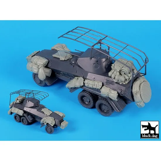 Black Dog T35250 1/35 Sd.Kfz 232 accessories set for Italeri