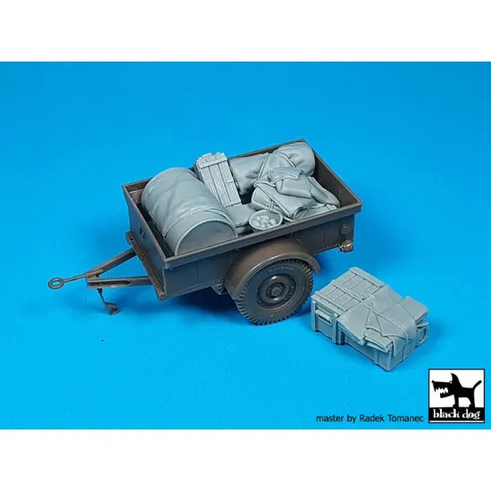 Black Dog T35254 1/35 US trailer 10-CWT for Bronco