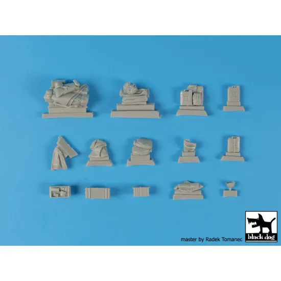 Black Dog T35255 1/35 Panzerjager I 162 accessories set for Italeri
