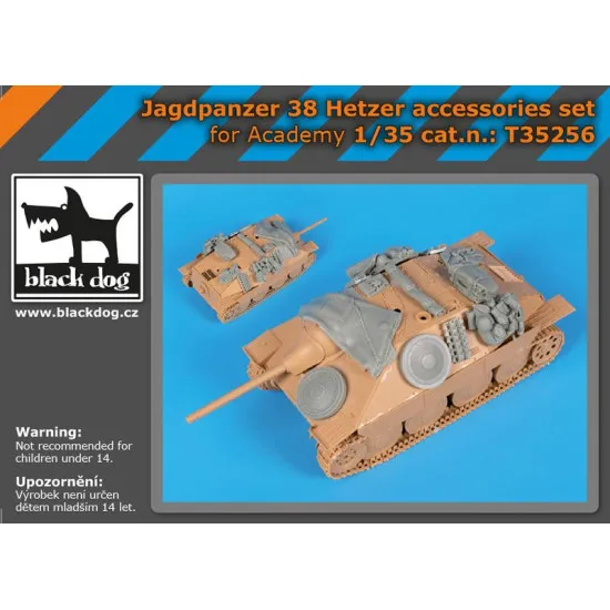 Black Dog T35256 1/35 Jagdpanzer 38 Hetzer accessories set for Academy