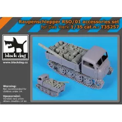 Black Dog T35257 1/35 Raupenschlepper RSO/01 accessories set for Das Werk