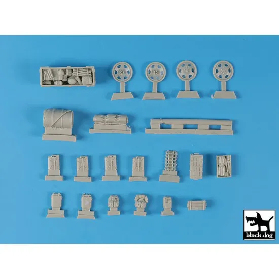Black Dog T35257 1/35 Raupenschlepper RSO/01 accessories set for Das Werk