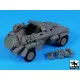 Black Dog T35260 1/35 Sd.Kfz 247 Ausf B accessories set for ICM