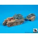 Black Dog T35262 1/35 German Sd.Kfz 2 Kettenkrattrad accessories set for Tamiya