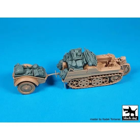 Black Dog T35262 1/35 German Sd.Kfz 2 Kettenkrattrad accessories set for Tamiya