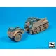 Black Dog T35262 1/35 German Sd.Kfz 2 Kettenkrattrad accessories set for Tamiya