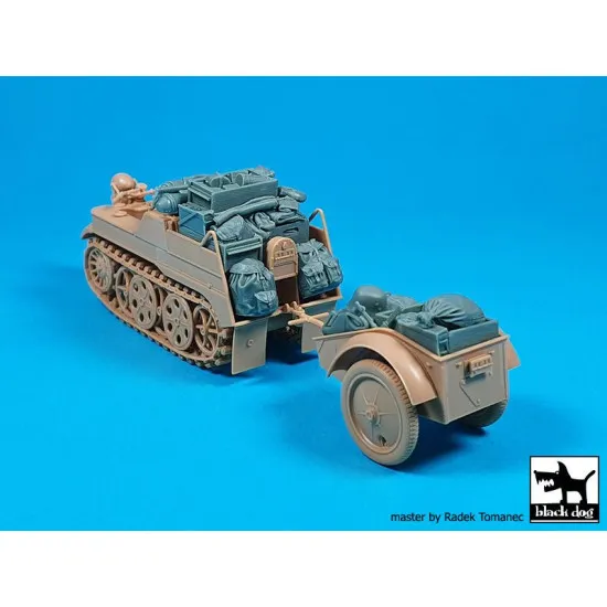 Black Dog T35262 1/35 German Sd.Kfz 2 Kettenkrattrad accessories set for Tamiya