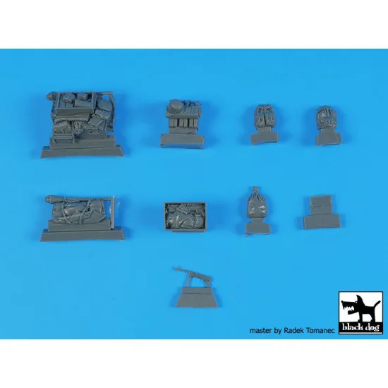 Black Dog T35262 1/35 German Sd.Kfz 2 Kettenkrattrad accessories set for Tamiya