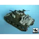 Black Dog T48003 1/48 US Sherman accessories set for Tamiya 32505 36 resin parts