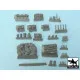 Black Dog T48003 1/48 US Sherman accessories set for Tamiya 32505 36 resin parts