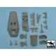 Black Dog T48009 1/48 Sd.Kfz.252 + Sd.Anh.32 conversion set Tamiya 32550 26parts