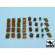 Black Dog T48010 1/48 Food supplies #1 accessories set 32 resin parts