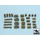 Black Dog T48020 1/48 Tentage + bedrolls #3 accessories set 28 resin parts