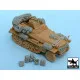 Black Dog T48022 1/48 Sd.Kfz.250 accessories set for Tamiya 32550 18 resin parts