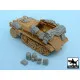 Black Dog T48022 1/48 Sd.Kfz.250 accessories set for Tamiya 32550 18 resin parts