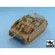 Black Dog T48023 1/48 Sturmgeschütz III Ausf.G accessories Tamiya 32525 13 parts