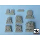 Black Dog T48028 1/48 Sd.Kfz. 222 accessories set ICM 48191, Tamiya 12 parts