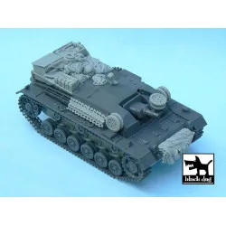 Black Dog T48030 1/48 Sturmgeschütz III Ausf.B accessories Tamiya 32507 19 parts