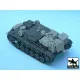 Black Dog T48030 1/48 Sturmgeschütz III Ausf.B accessories Tamiya 32507 19 parts