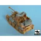 Black Dog T48045 1/48 Marder III accessories set for Tamiya 32560 13 resin parts