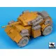 Black Dog T48060 1/48 British Staghound Mk III accessories set for Bronco models