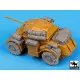 Black Dog T48060 1/48 British Staghound Mk III accessories set for Bronco models