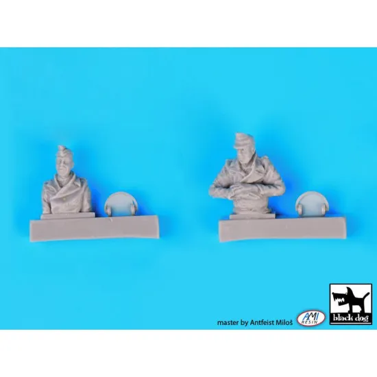 Black Dog T48061 1/48 Jagd Tiger tank crew plus detail set for Tamiya