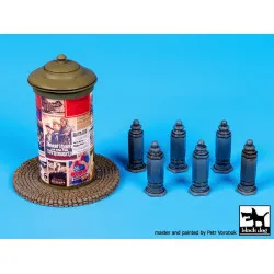Black Dog T48062 1/48 Poster pillar Germany-Italy