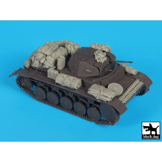 Black Dog T48064 1/48 Panzerkampfwagen II ABC accessories set for Tamiya