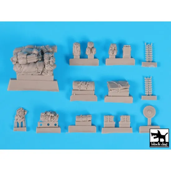 Black Dog T48064 1/48 Panzerkampfwagen II ABC accessories set for Tamiya