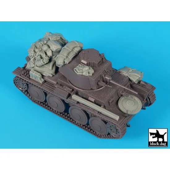 Black Dog T48066 1/48 German Panzer 38t Ausf E/F accessories set for Tamiya