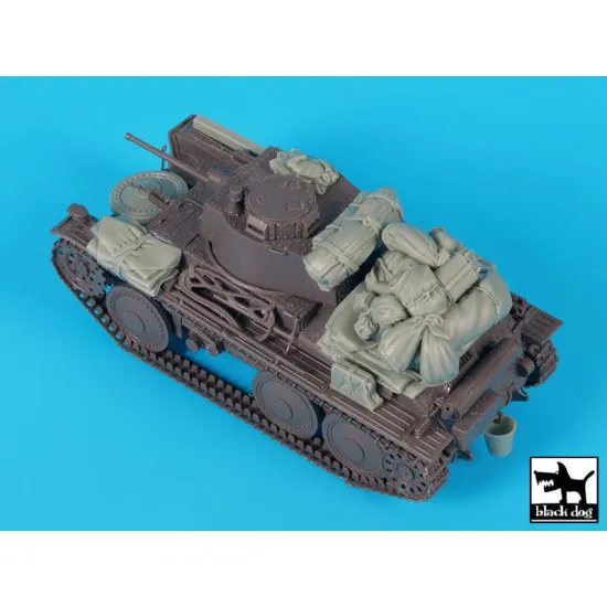Black Dog T48066 1/48 German Panzer 38t Ausf E/F accessories set for Tamiya