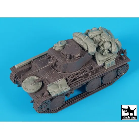 Black Dog T48066 1/48 German Panzer 38t Ausf E/F accessories set for Tamiya