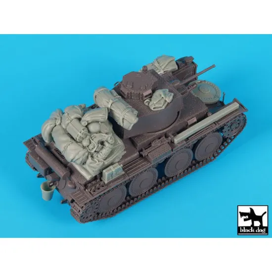 Black Dog T48066 1/48 German Panzer 38t Ausf E/F accessories set for Tamiya