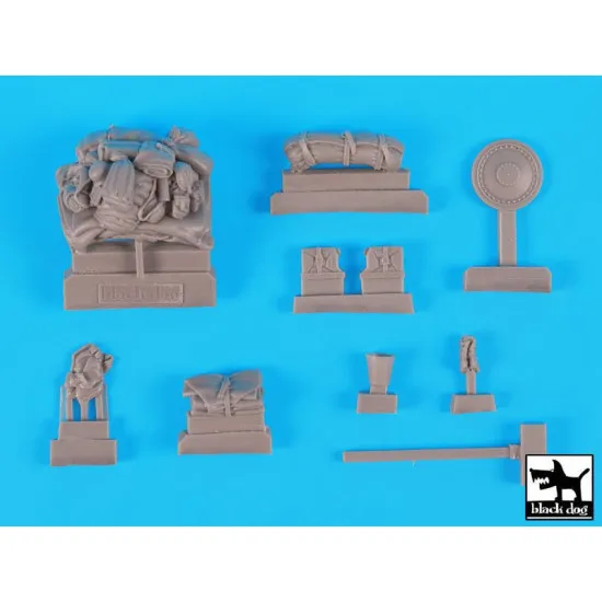 Black Dog T48066 1/48 German Panzer 38t Ausf E/F accessories set for Tamiya