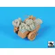 Black Dog T48070 1/48 German motorcycle + sidecar for Tamiya