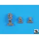 Black Dog T48070 1/48 German motorcycle + sidecar for Tamiya
